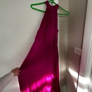 Beautiful, fuchsia silk dress